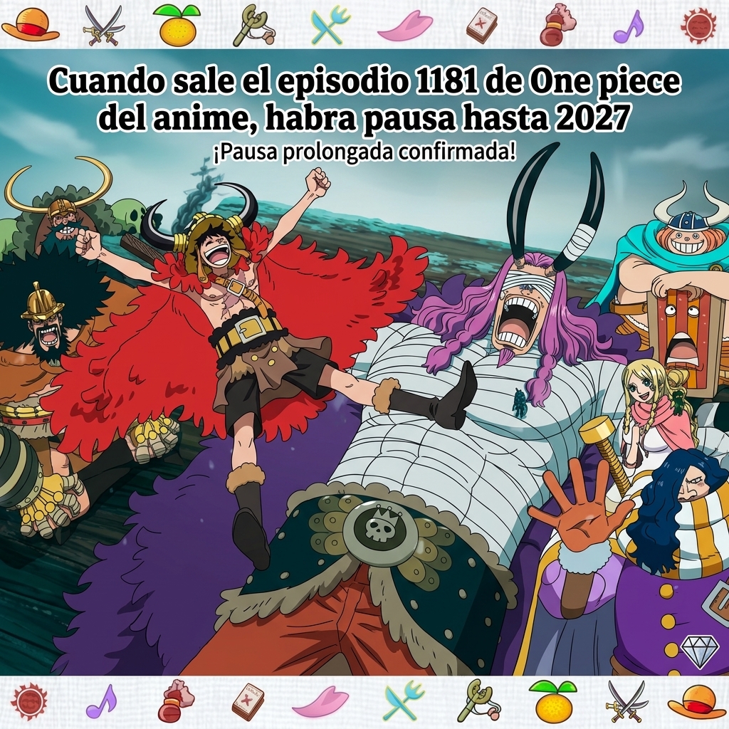 #UPDATE El #anime #OnePiece va a tomarse una pausa después de su Episodio 1180. Sin embargo, ya es conocida su ventana de regreso, y de paso qué otra serie ocupará su lugar en TV.